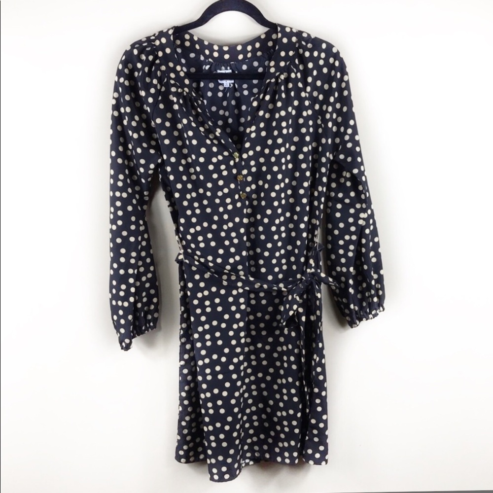 ⭐️ Mud Pie Dress black tan Polka Dot